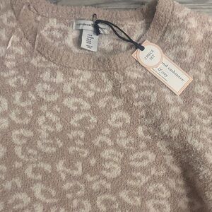 cupcakes & cashmere Cream Patterned Sweater